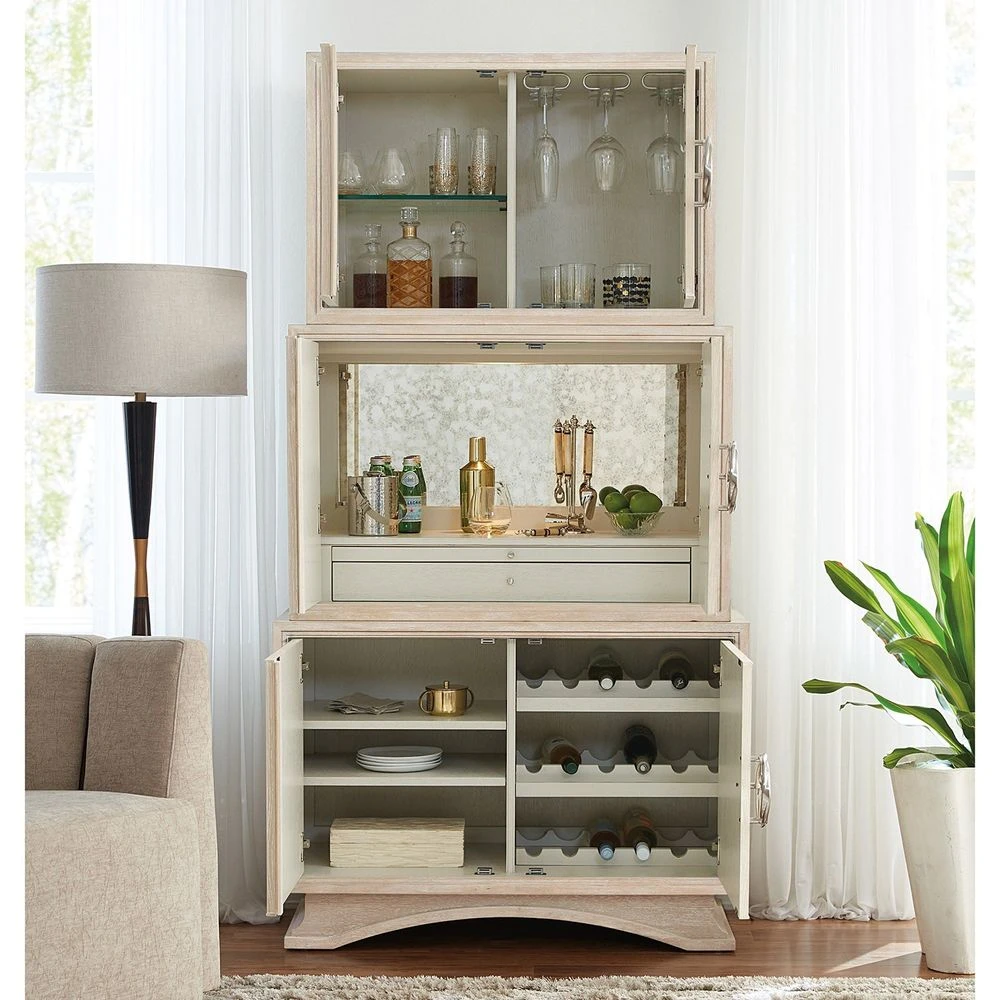 Tiered Compartment Bar Cabinet 2 Tiered Compartment Bar Cabinet - Image 2