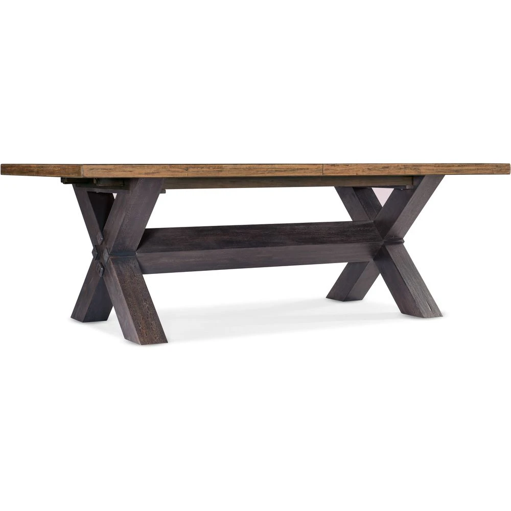 Big Sky Trestle Dining Table W/2-20in Leaves 1 Big Sky Trestle Dining Table W/2-20in Leaves