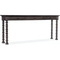 Montana Turned Leg Sofa Table - Brown