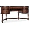 Charleston Kidney Writing Desk - Dark Wood