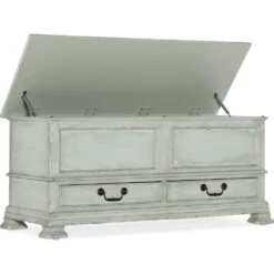 Charleston Blanket Chest - Blues -France and So Furniture 6750 50007 40 open silo 28f69c8b 4092 47e5 b27b 1e719f30e4c7