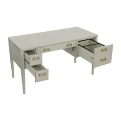 Libby Langdon Patton Desk - Sheer Dove - Walnut Solids 8 Libby Langdon Patton Desk - Sheer Dove - Walnut Solids -France and So Furniture 6780 81 topopendetail1 694d937160e7064851983f3f791ed9c7b60d8a61