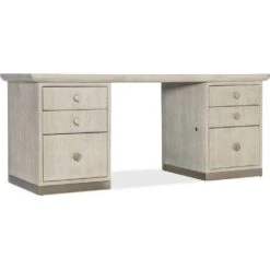 Modern Mood Executive Desk - Light Wood