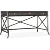Retreat Pole Rattan Writing Desk - Dark Wood