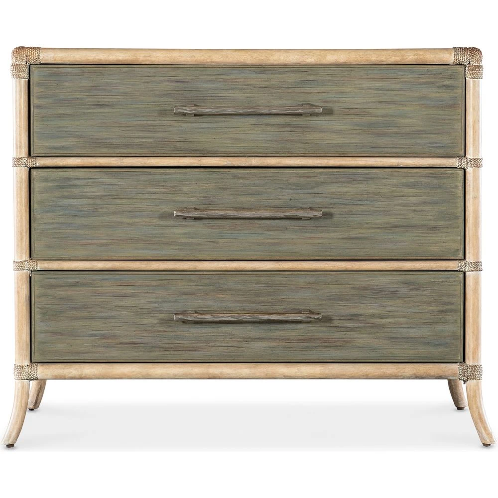 Retreat Pole Rattan Chest - Greens 2 Retreat Pole Rattan Chest - Greens - Image 2