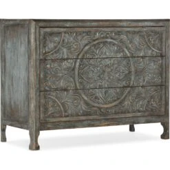 La Grange Lockhart Three-Drawer Accent Chest -France and So Furniture 6960 50007 45 silo 5bcddd42 973b 42a5 9023 eb8ed363f614