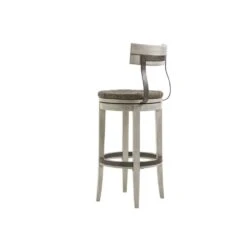Lexington Merrick Swivel Bar Stool - Oyster -France and So Furniture 714 816 01 Back Silo