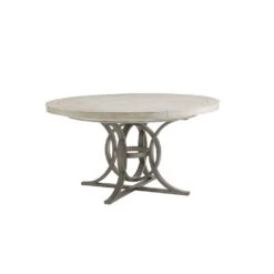 Lexington Calerton Round Dining Table - Oyster