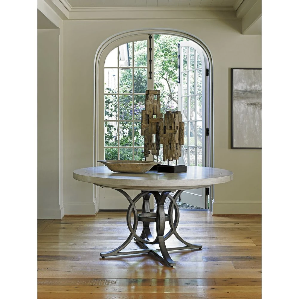 Lexington Calerton Round Dining Table - Oyster 2 Lexington Calerton Round Dining Table - Oyster - Image 2