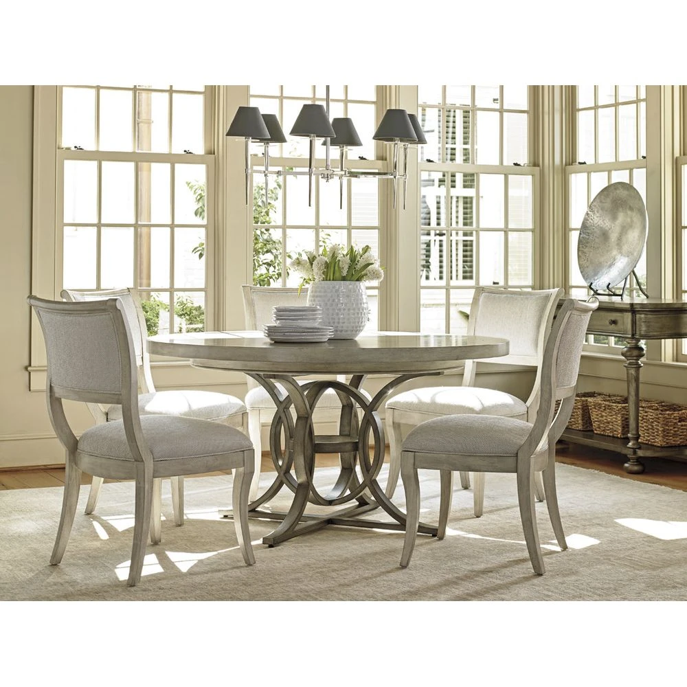 Lexington Calerton Round Dining Table - Oyster 3 Lexington Calerton Round Dining Table - Oyster - Image 3