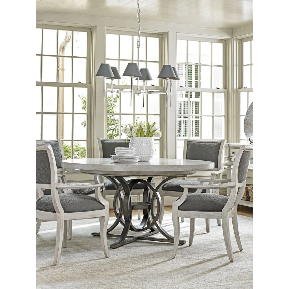 Lexington Calerton Round Dining Table - Oyster 5 Lexington Calerton Round Dining Table - Oyster - Image 5