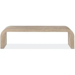 Sierra Waterfall Bench - Beige Natural -France and So Furniture 7228 50662 80 back silo