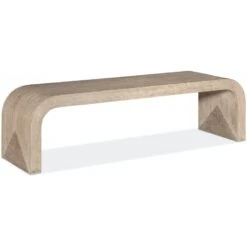 Sierra Waterfall Bench - Beige Natural