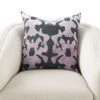 Ink Blot Pillow-Lavender-22 X 22