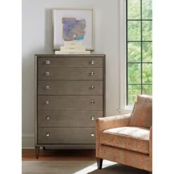 Lexington Remy Drawer Chest - Platinum -France and So Furniture 732 307 WS