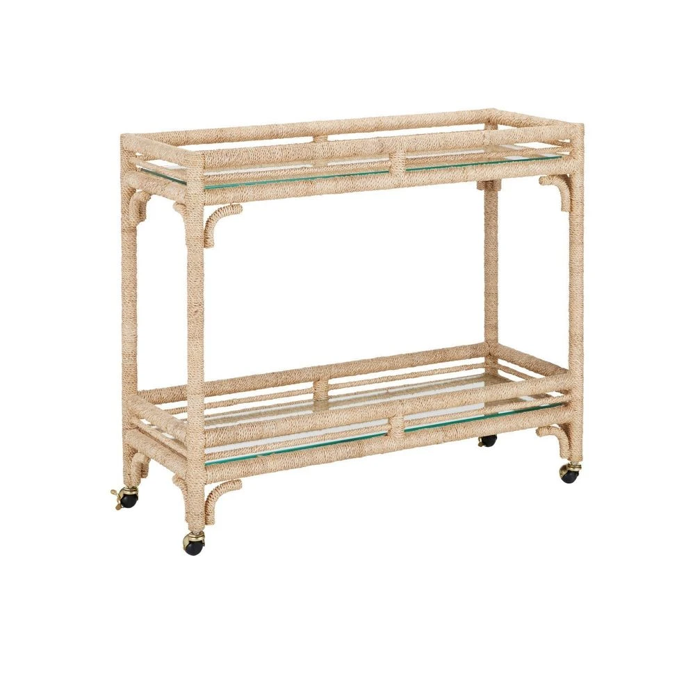 Olisa Rope Bar Cart 3 Olisa Rope Bar Cart - Image 3