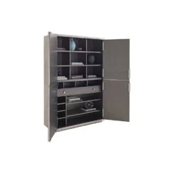 Lexington Sanremo Cabinet - Silver Leaf -France and So Furniture 733 975 Open Silo