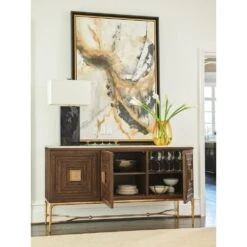 Lexington Tiburon Sideboard With Stone Top - Montecito -France and So Furniture 740 869C WS Open