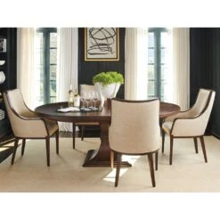 Lexington Palo Alto Round Dining Table - Montecito -France and So Furniture 740 875C 1L RS