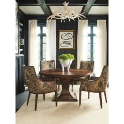 Lexington Palo Alto Round Dining Table - Montecito -France and So Furniture 740 875C RS V