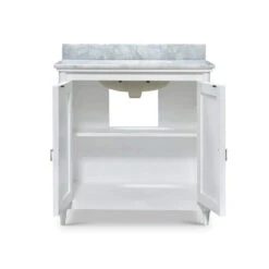 Grosvenor Single Vanity In True White W/ Sink & Marble Top -France and So Furniture 76455trw 2 2 1 8ed96fec 1ea3 4b8a ba4e 58ad619bea15