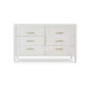 Belgravia 6 Drawer Dresser In True White