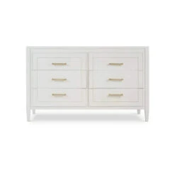 Belgravia 6 Drawer Dresser In True White
