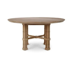Farringdon Round Dining Table 60'' In Fruitwood -France and So Furniture 76763frw 1 6912cb15 660f 4b1b 86ae f03b81e1306a