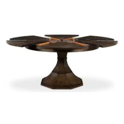 Giselle Round Jupe Extension Dining Table -France and So Furniture 78 167 2 3