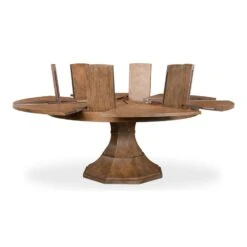 Giselle Round Jupe Extension Dining Table -France and So Furniture 78 167 4 4