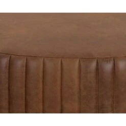 Divano Round Cocktail Ottoman - Lucia Tobacco Leather -France and So Furniture 78d30841 d68f 41c6 b23c 20ce94655b21 large 9bd2d3ca 894d 40e2 804a b2e2d5216c9c