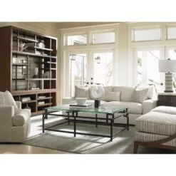 Hermes Reef Glass Top Cocktail Table - Sebana -France and So Furniture 7930 33 4120 11 RS