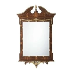 The India Silk Bedroom Wall Mirror