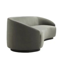 Carver Sofa Sharkskin Velvet Grey Ash - Gray -France and So Furniture 8032.d2 44a8f656 7cdb 4cee bdfb bc94d294189e