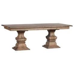 Arcadian Dining Table - Burnished Oak - White Oak Solids -France and So Furniture 8063 43 1