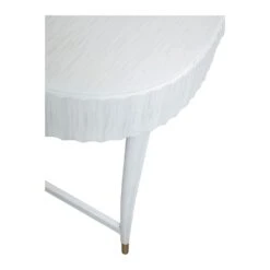 East Camden Vanity Desk - Pearl - Metal,Poplar Solids -France and So Furniture 8098 08 LegDetail