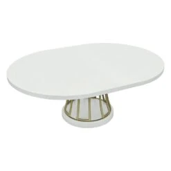 East Camden Dining Table - Pearl - Poplar Solids -France and So Furniture 8098 44 topwithleaf 76521389051460d0c83aafd0cb19a11f4e56c24d 1