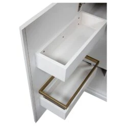 East Camden Bar Cabinet - Pearl - Poplar Solids -France and So Furniture 8098 48 DoorDetail