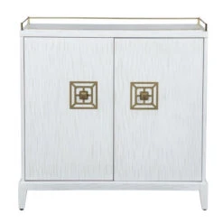 East Camden Bar Cabinet - Pearl - Poplar Solids