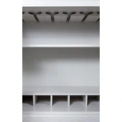 East Camden Bar Cabinet - Pearl - Poplar Solids -France and So Furniture 8098 48 fullinside