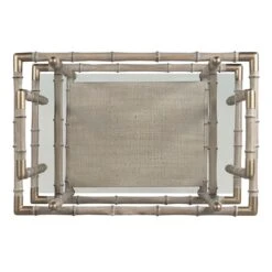 Temperate Grove Bar Cart - Sanibel - White Oak Solids & Veener. Raffia Accents -France and So Furniture 8102 48 top 2702f3dcd83a78b6801b740667cdacca9661c894