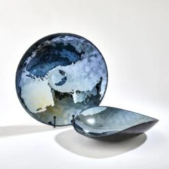 Obsidian Folded Plate - Metallic Black -France and So Furniture 81331 cf5ce350 eeac 4156 9024 3f7ac7d5b896