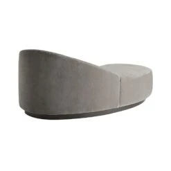 Carver Chaise Sharkskin Velvet Grey Ash, Left Arm - Gray -France and So Furniture 8145.d3 6980a901 351d 4921 97cc e92c22e3e373