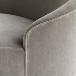 Carver Chaise Sharkskin Velvet Grey Ash, Left Arm - Gray -France and So Furniture 8145.d5 2fe17b1c 1a67 4433 b3eb 244d5b1ed561