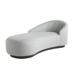 Carver Chaise Iceberg Linen Grey Ash, Left Arm - Gray -France and So Furniture 8146 d0d9650c 8473 4fc7 89a1 92ebef22f0e0