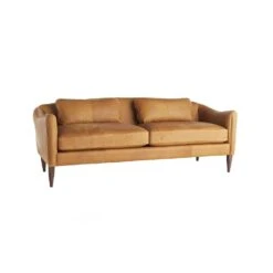 Parisian Leo Sofa Butterscotch Leather -France and So Furniture 8154