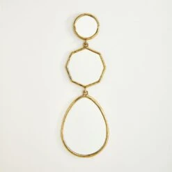 Cascade Mirror-Shiny Brass