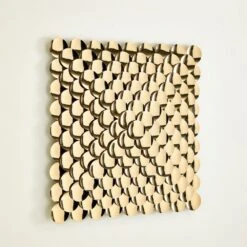 Pyramid Wall Decor-Brass