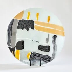 Cashmere Glass Charger-Sm -France and So Furniture 82165 af88af76 e818 4644 938e 95d1063ba67a