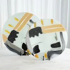 Cashmere Glass Charger-Sm -France and So Furniture 83385 ff5ddf16 620e 4ff3 a0cd 1aa33c1f8858